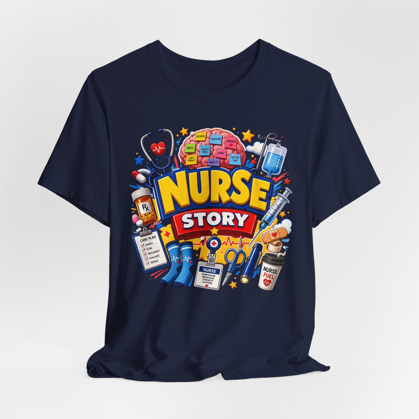 Nurse Story Funny Nurse Adventure T-Shirt for Healthcare Workers