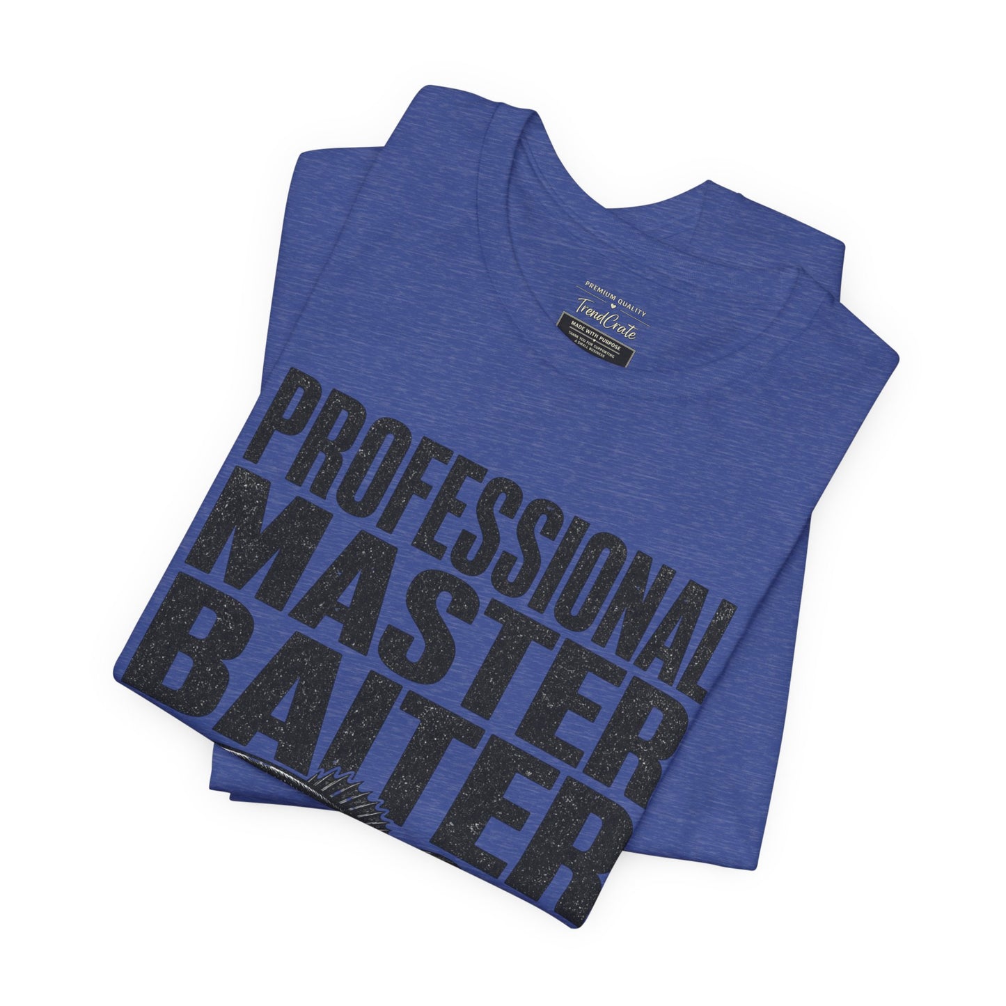Fishing T-Shirt - "Professional Master Baiter" Bass Graphic Tee