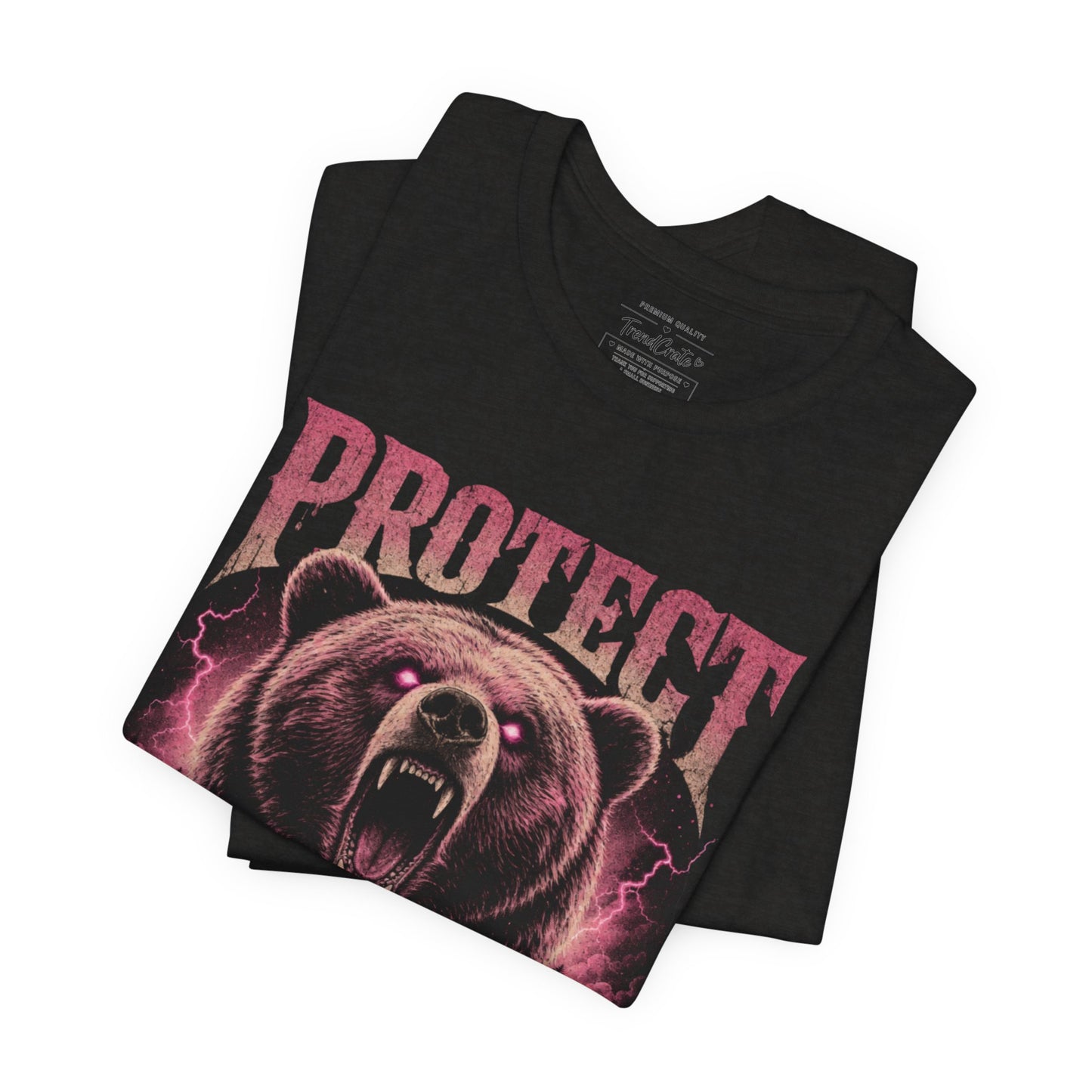Protect Our Kids Bear T-Shirt — Fierce Mom/Dad Child Safety Tee