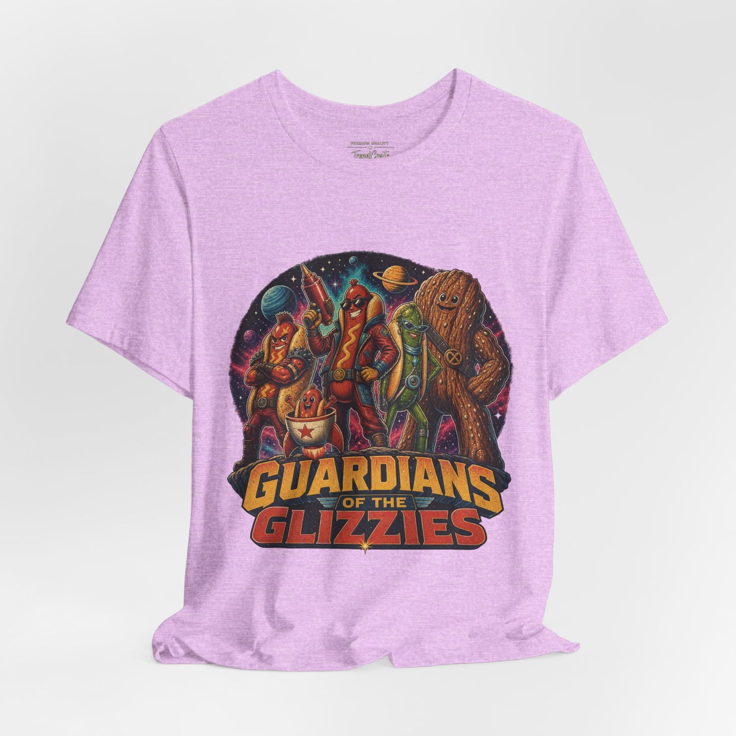 Guardians of the Glizzies Graphic Tee — Retro Space Adventure T-Shirt