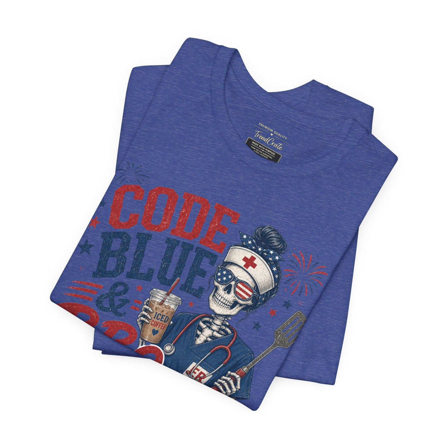 Code Blue & BBQ EMS Tee