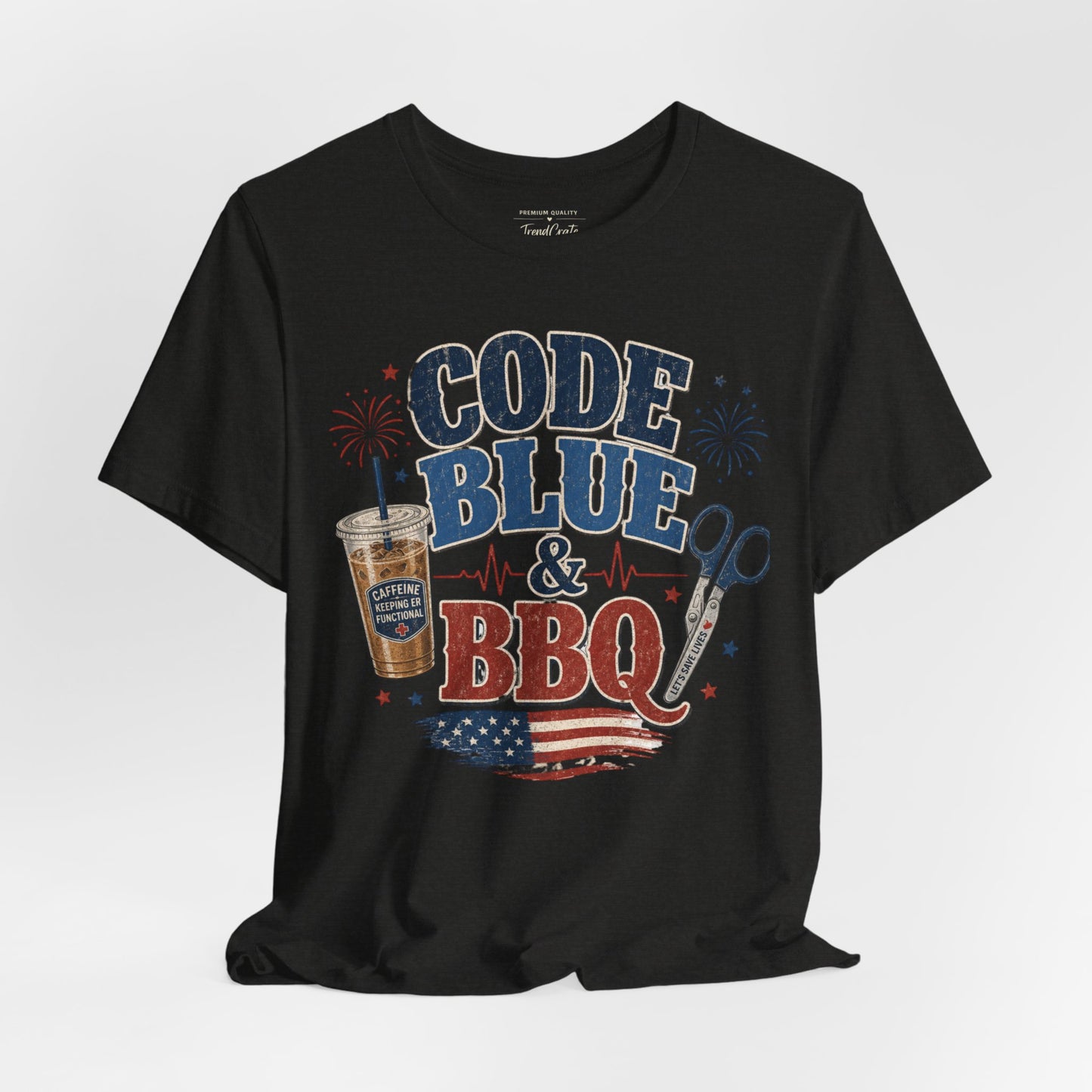 Code Blue & BBQ Tee