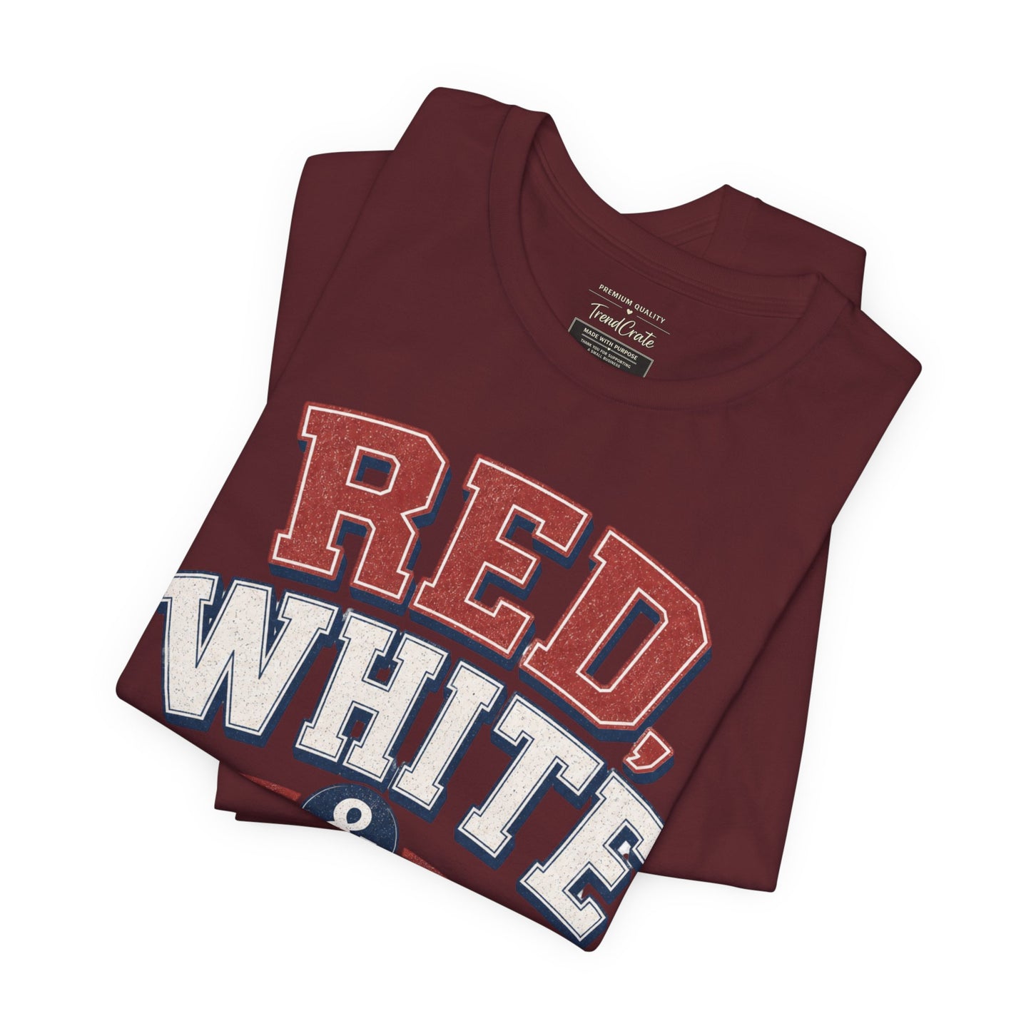 Red, White & Charting Tee