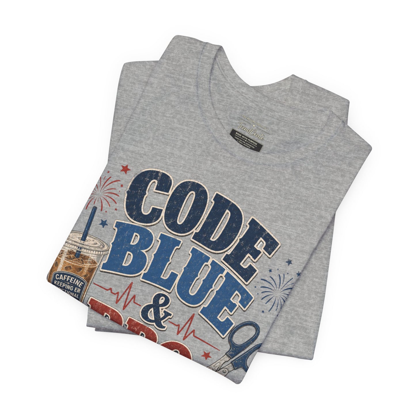 Code Blue & BBQ Tee
