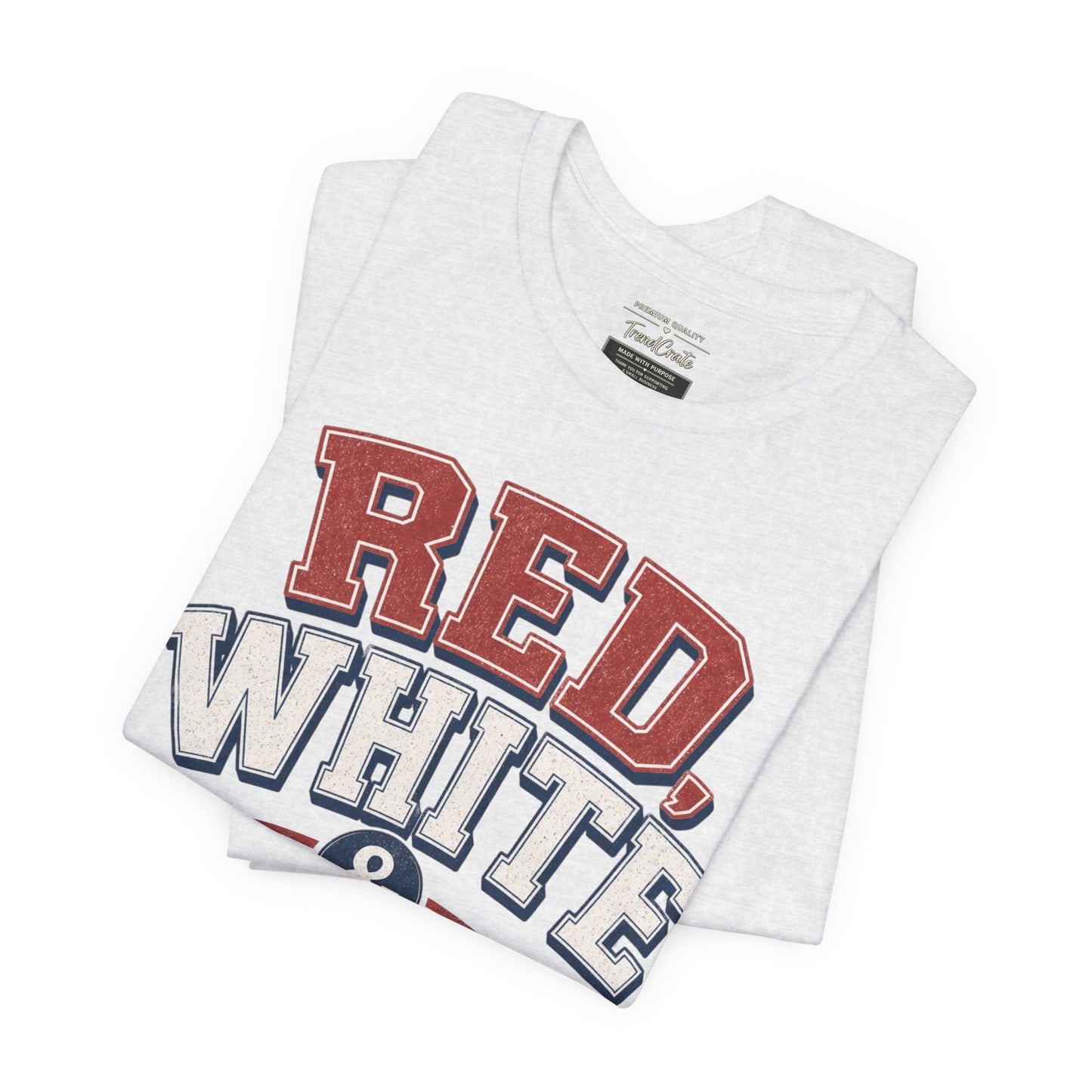 Red, White & Charting Tee