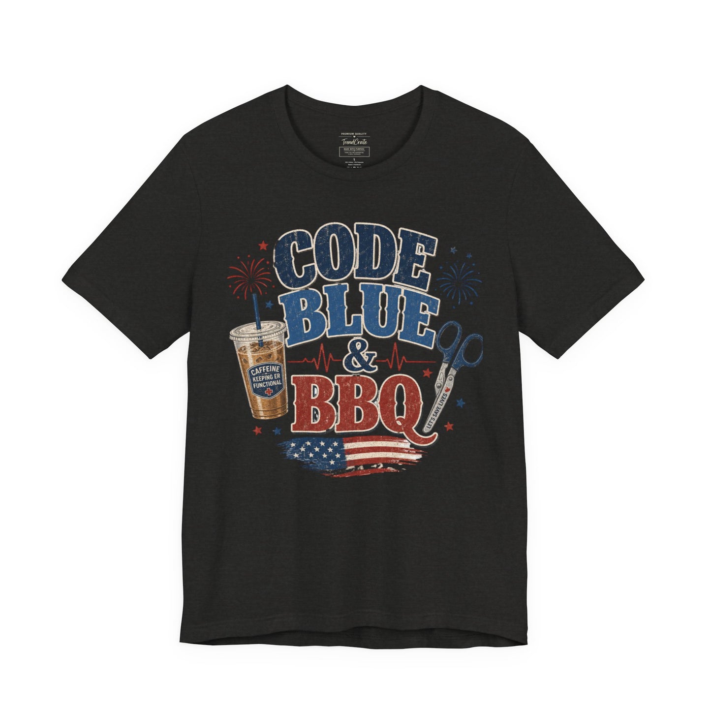 Code Blue & BBQ Tee