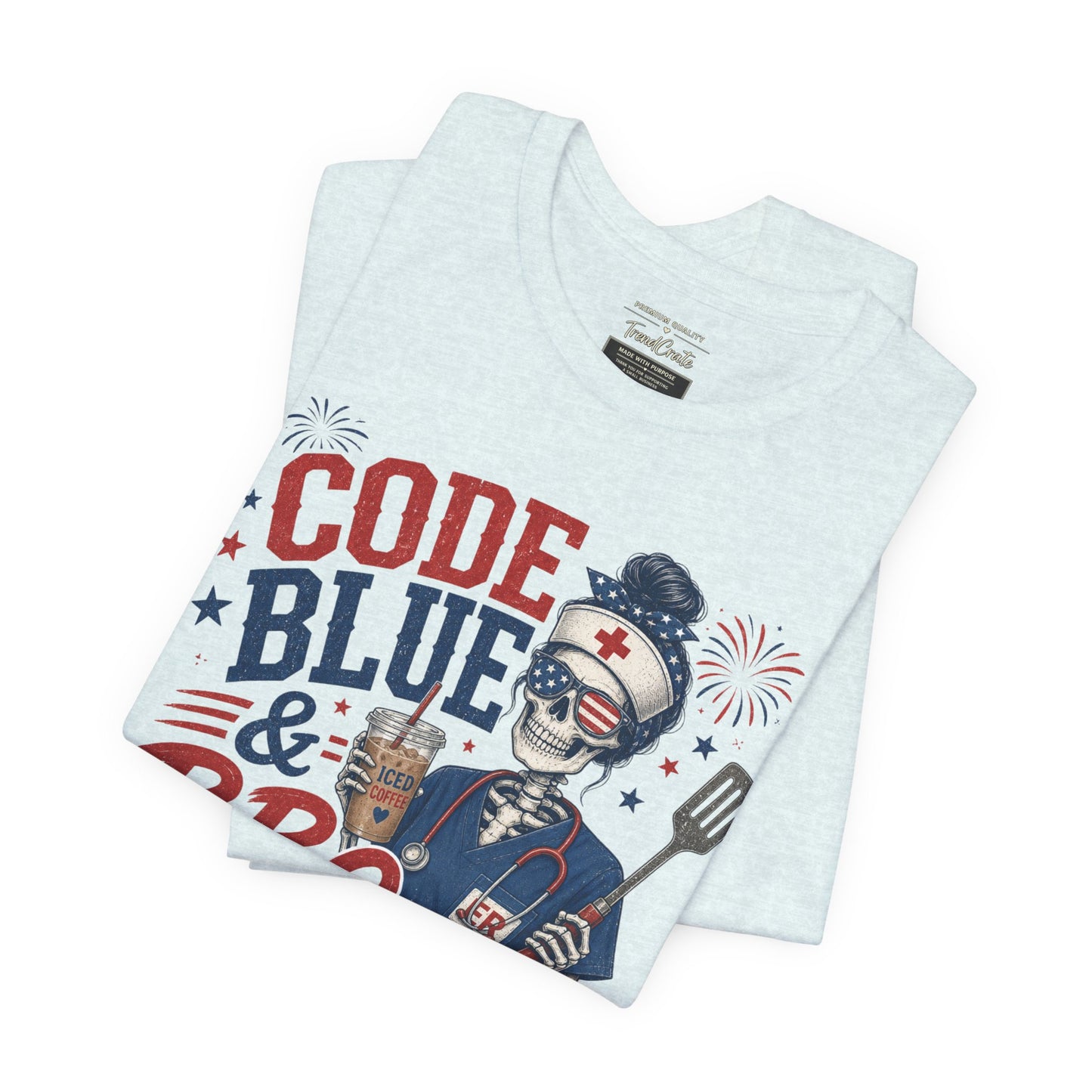 Code Blue & BBQ EMS Tee