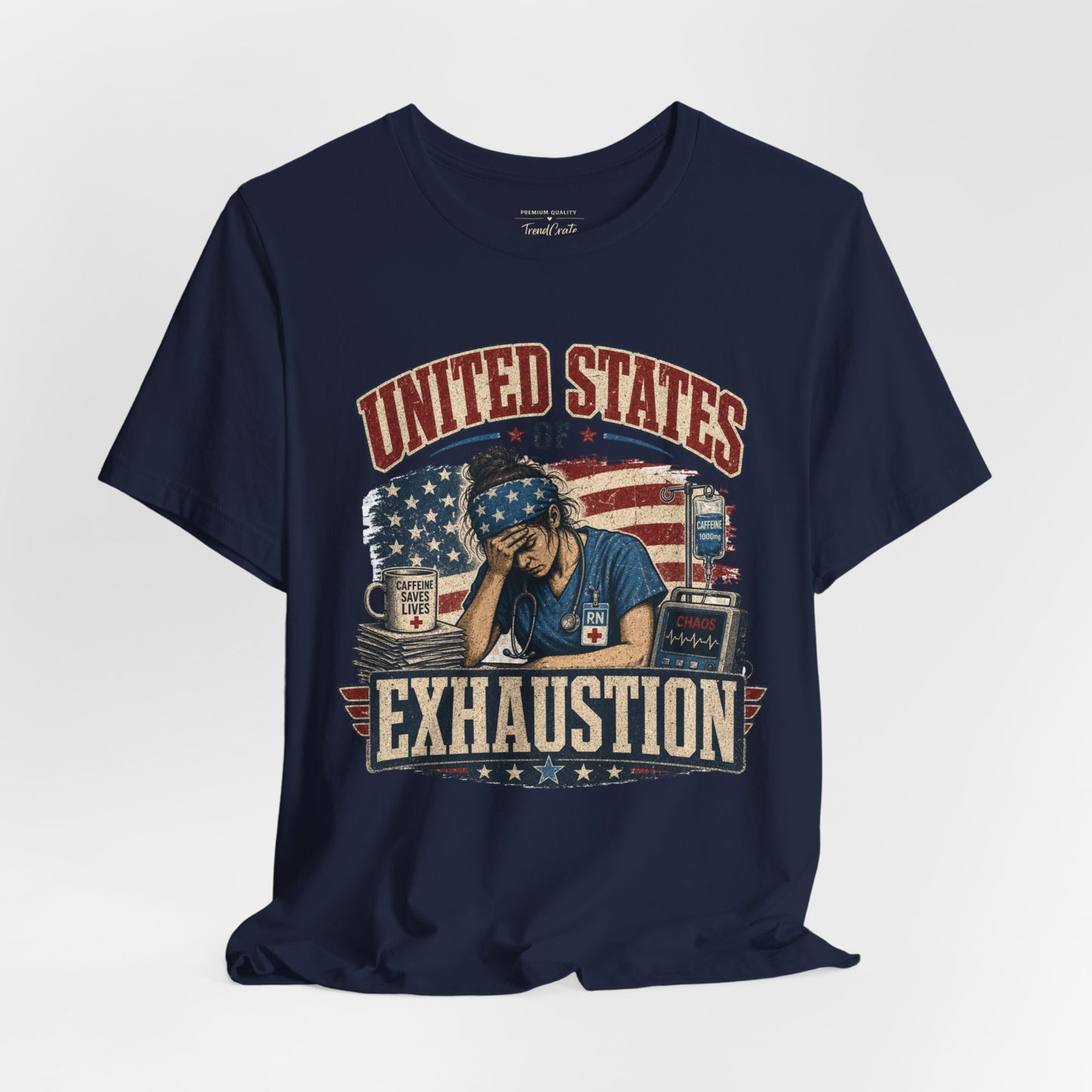 United States of Exhaustion Tee