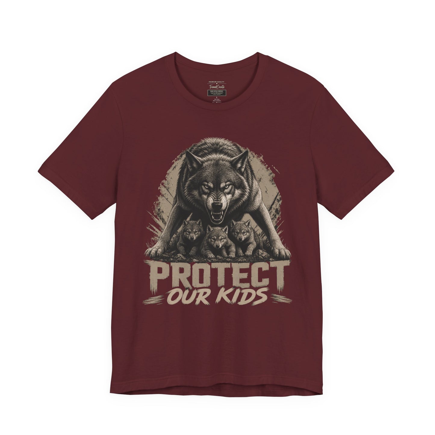Protect Our Kids T-Shirt — Wolf Pack Family Protection Tee