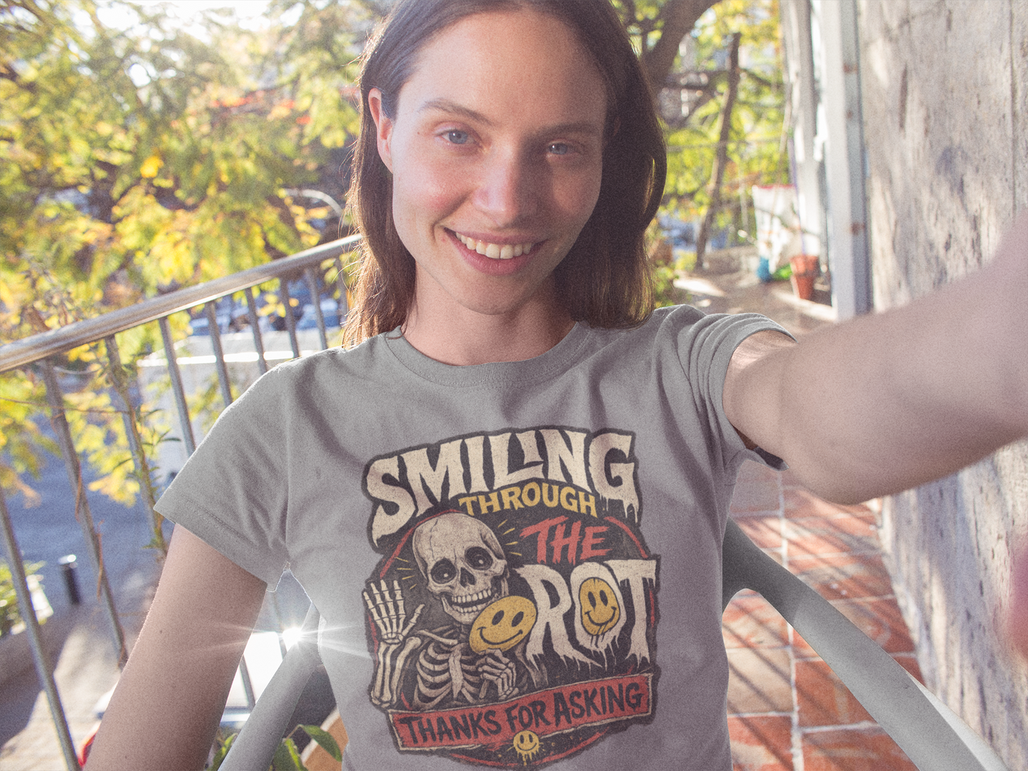 Smiling Through the Rot Tee