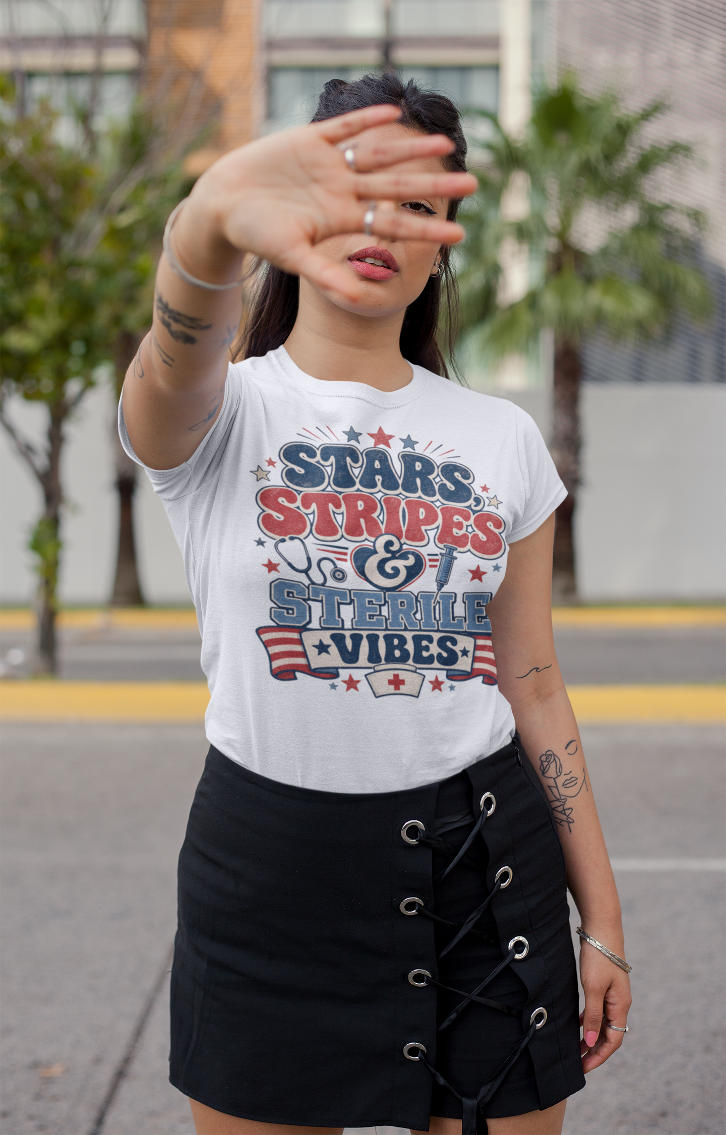 Stars, Stripes & Sterile Vibes Tee